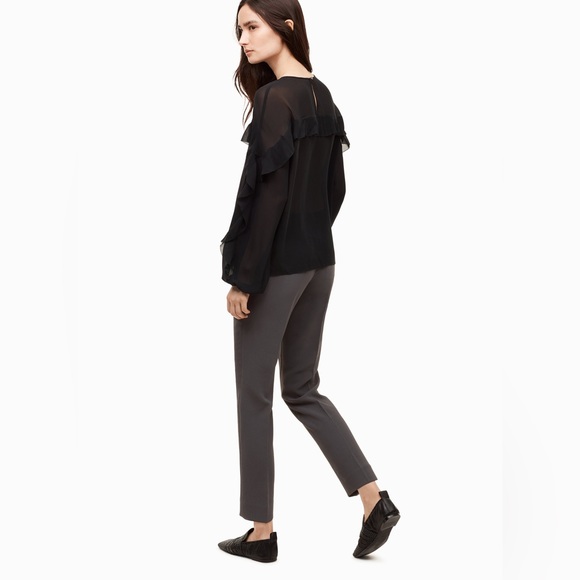 Aritzia wilfred black Fremont pant sz 4 preloved - Picture 9 of 13